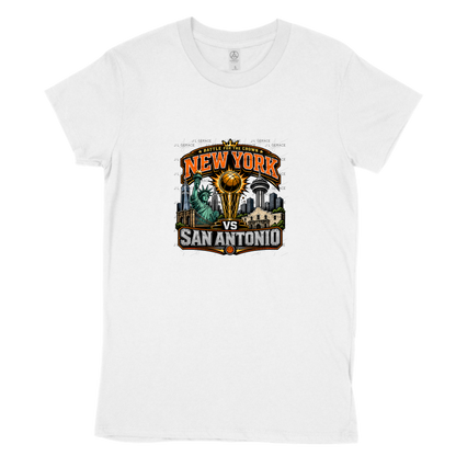 New York vs San Antonio Basketball Trophy PNG Design