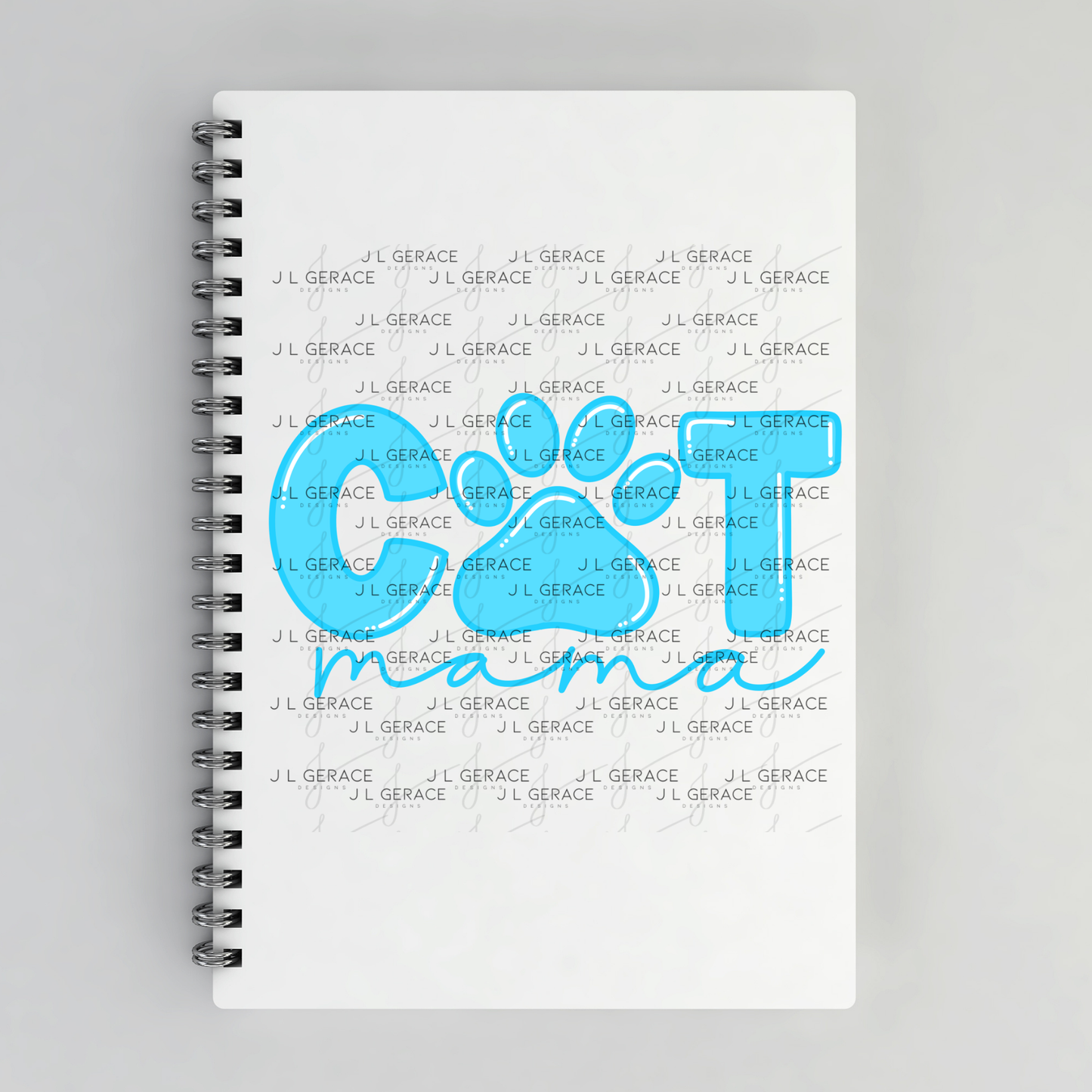 Cat Mama PNG – Paw Print Pet Lover Sublimation Design