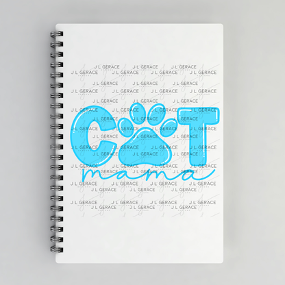 Cat Mama PNG – Paw Print Pet Lover Sublimation Design