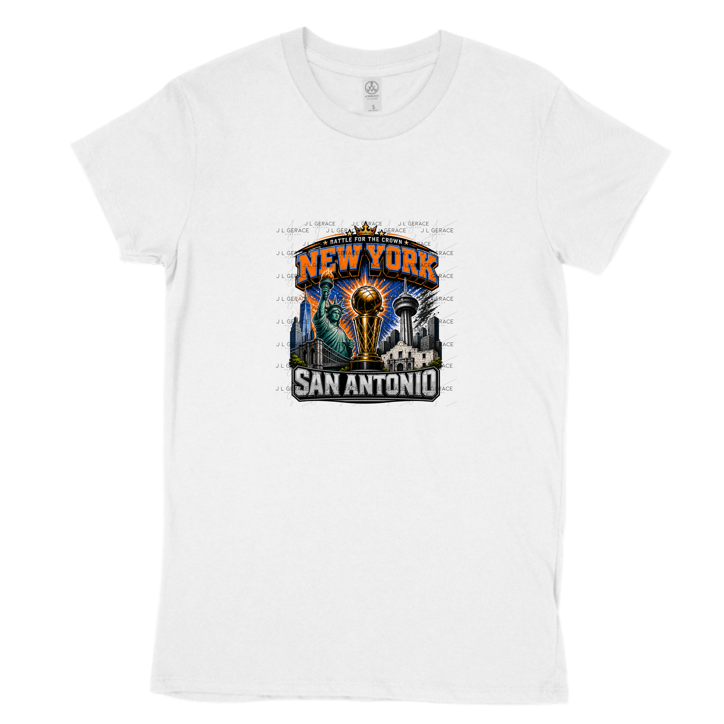 New York San Antonio Championship Trophy Basketball PNG Design