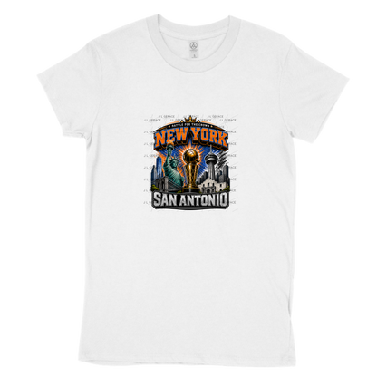 New York San Antonio Championship Trophy Basketball PNG Design