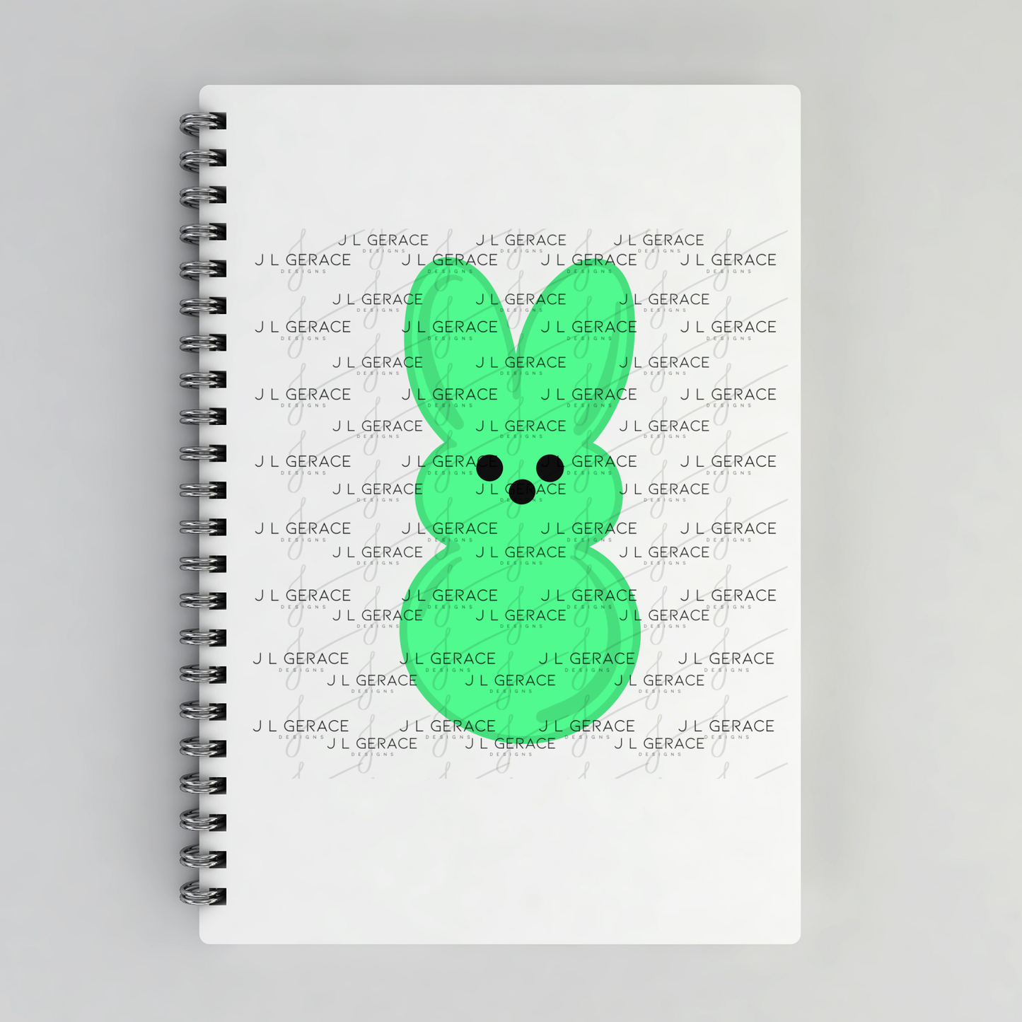 Green Bunny Peep Easter Clipart Sublimation PNG