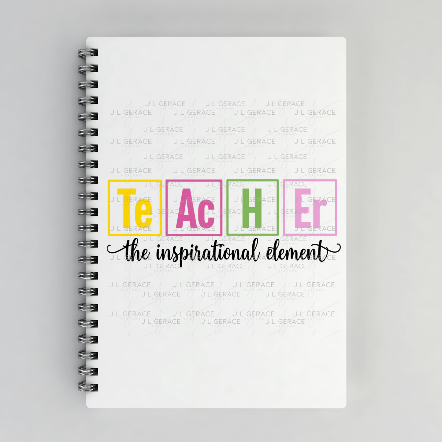Teacher The Inspirational Element PNG Digital Download (4 Colors)