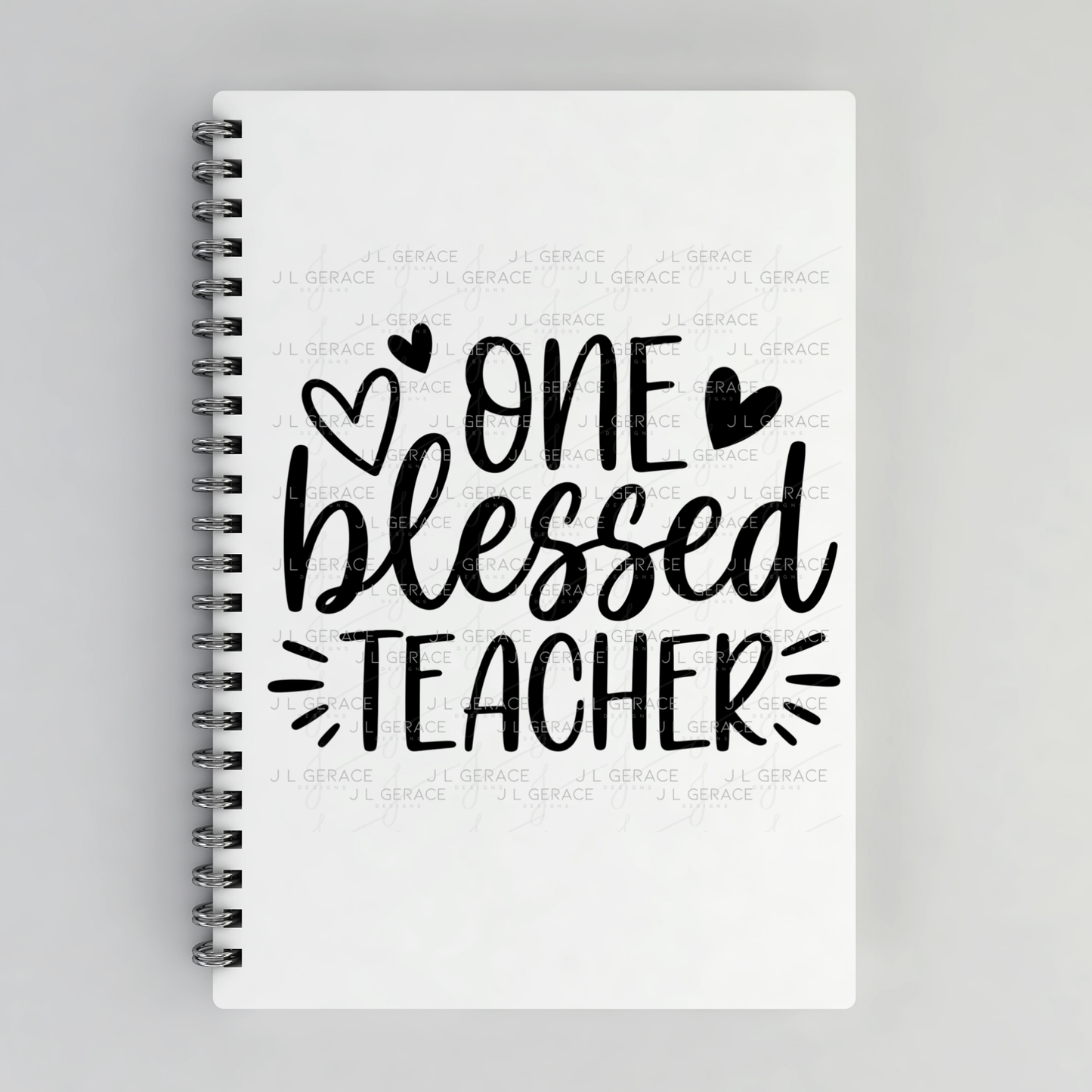 One Blessed Teacher PNG (2 Colors)