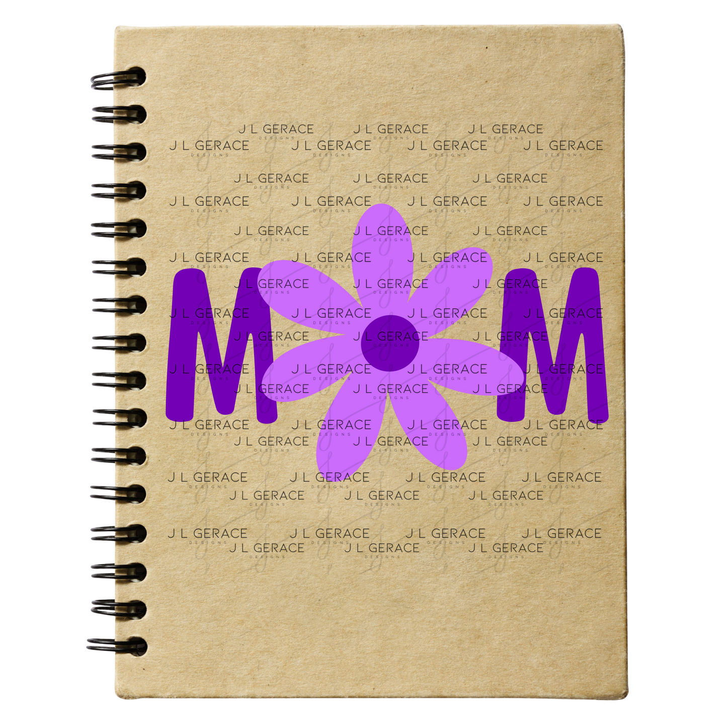 Mom Flower PNG Clipart Sublimation PNG Mothers Day Purple Daisy Design