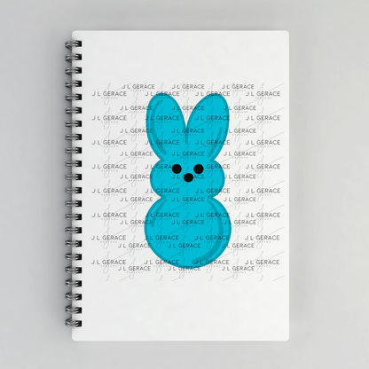 Blue Bunny Peep Easter Clipart Sublimation PNG