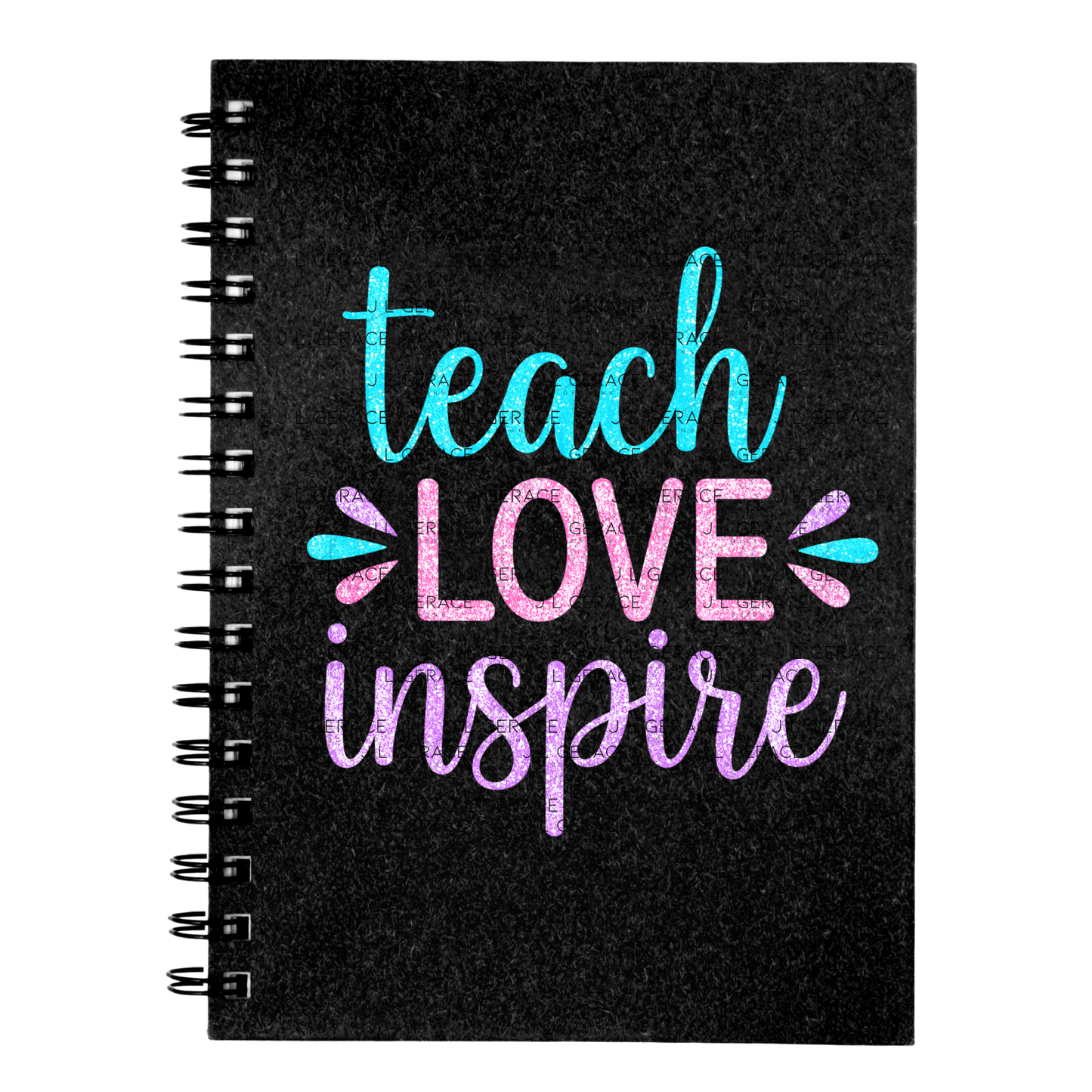Teach Love Inspire Teacher Color PNG