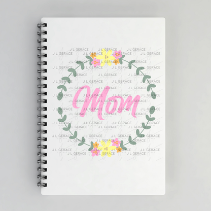 Mom Floral Wreath PNG Design