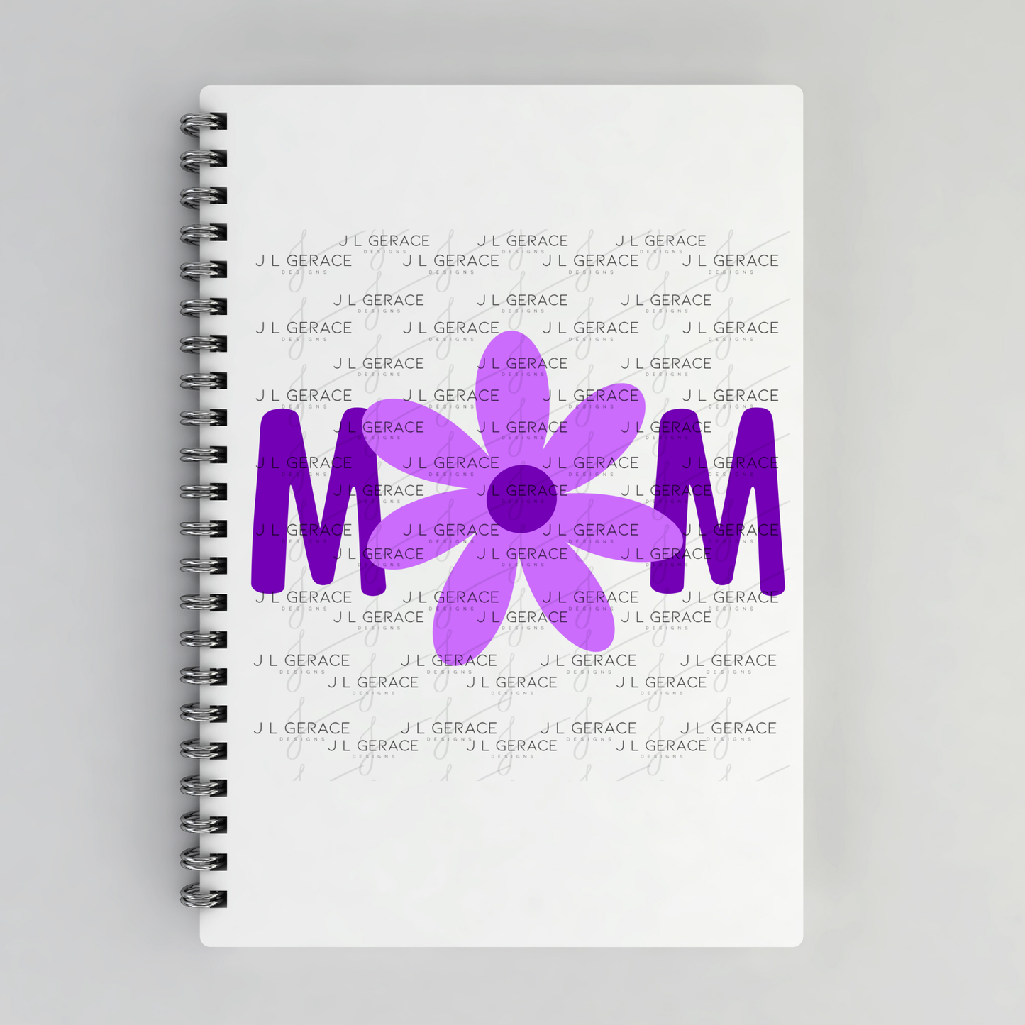 Mom Flower PNG Clipart Sublimation PNG Mothers Day Purple Daisy Design