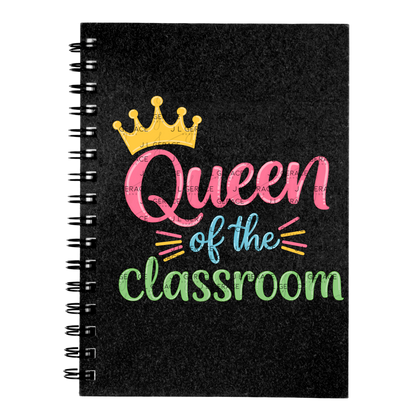 Queen of the Classroom Teacher Colorful PNG