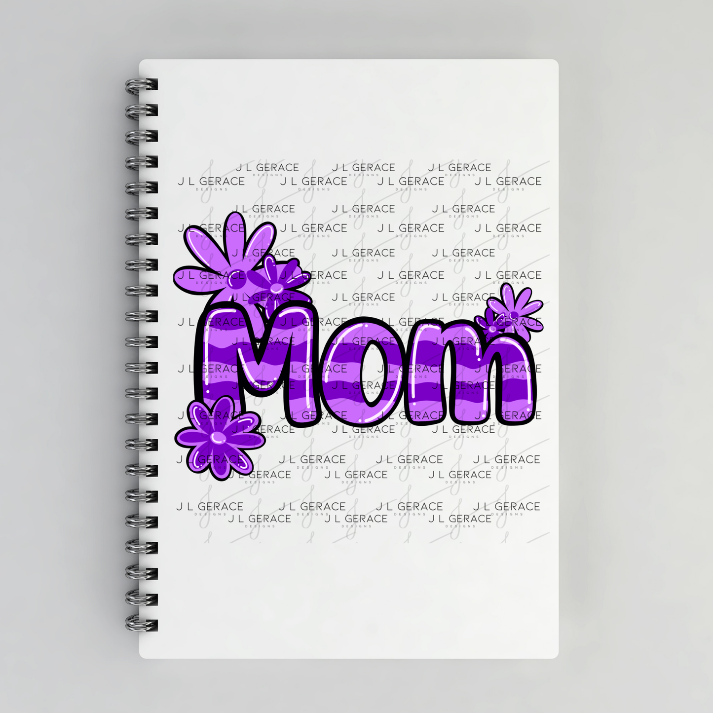 Mom Daisy Floral Purple PNG Design
