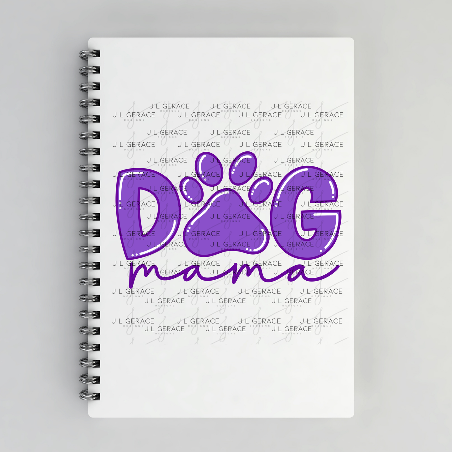 Dog Mama PNG – Paw Print Mothers Day Sublimation Design