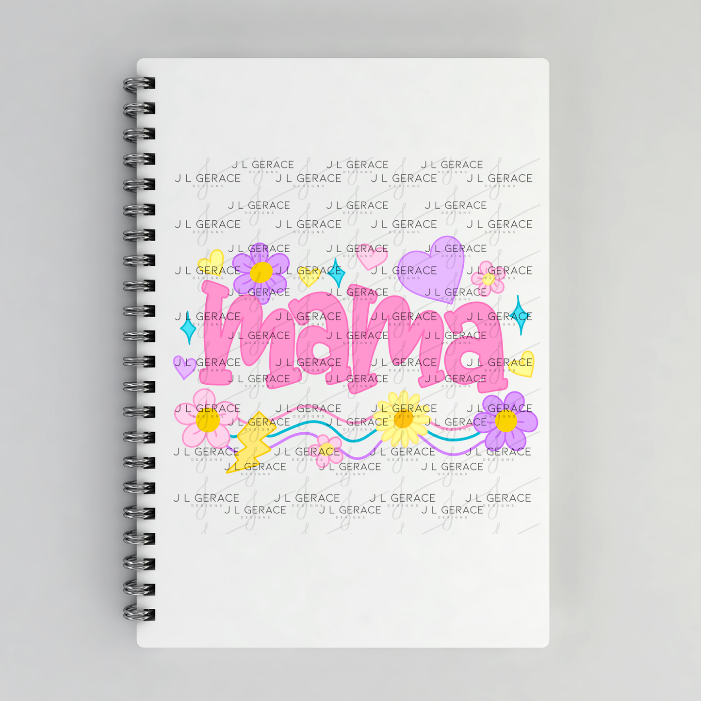 Mama Floral Retro PNG – Mothers Day Sublimation Design