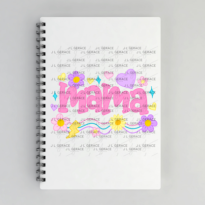 Mama Floral Retro PNG – Mothers Day Sublimation Design