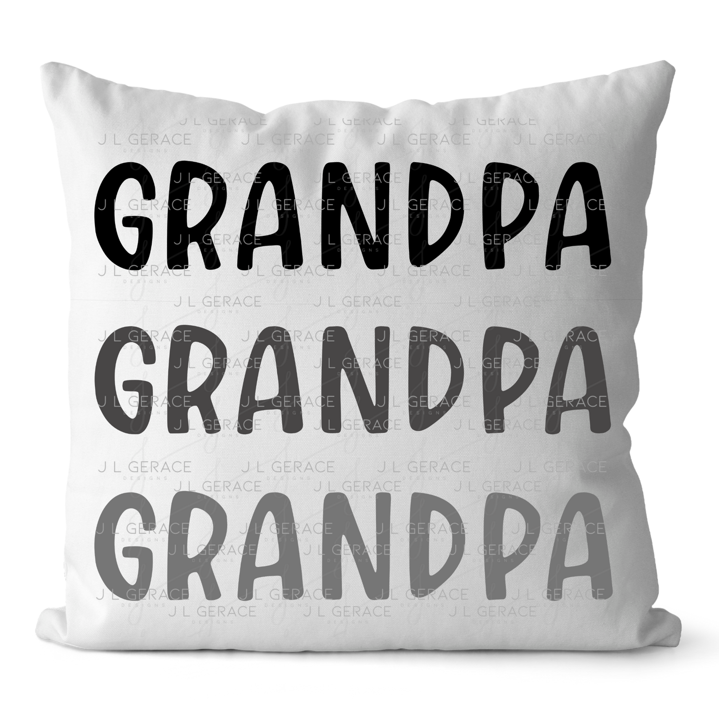 Grandpa PNG – Minimalist Repeat Typography Sublimation Design