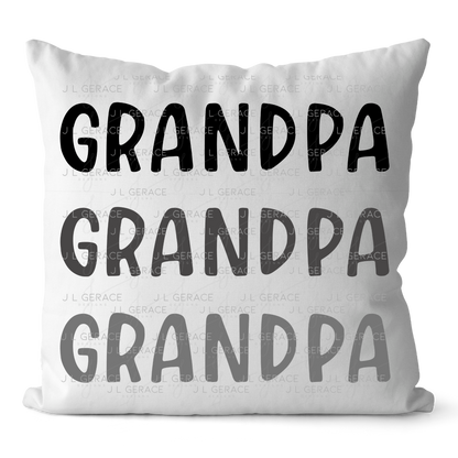 Grandpa PNG – Minimalist Repeat Typography Sublimation Design