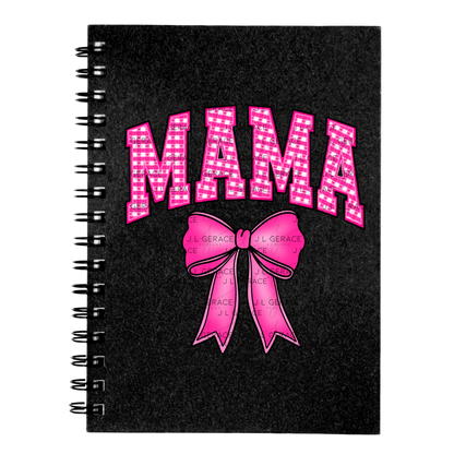 Mama Bow PNG – Pink Gingham Mothers Day Sublimation Design