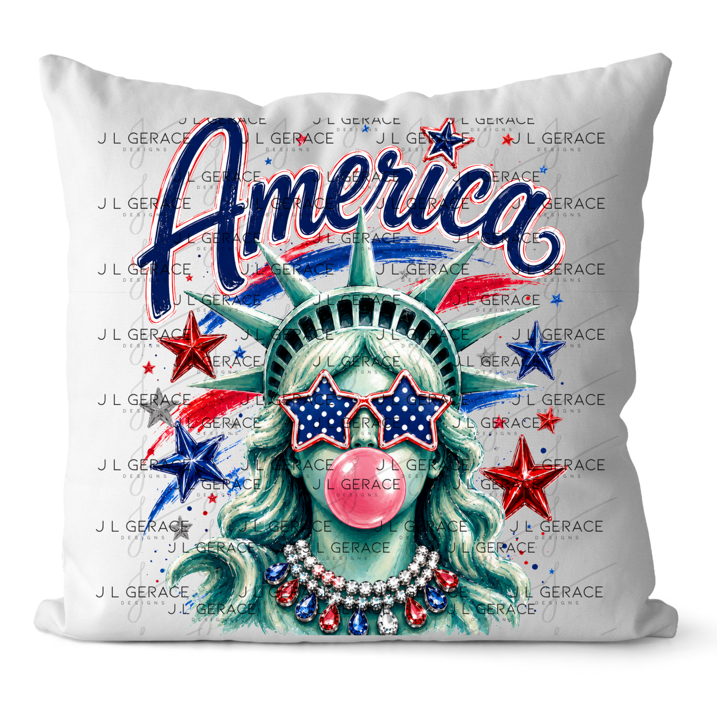 Statue of Liberty Bubble Gum America PNG