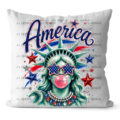 Statue of Liberty Bubble Gum America PNG