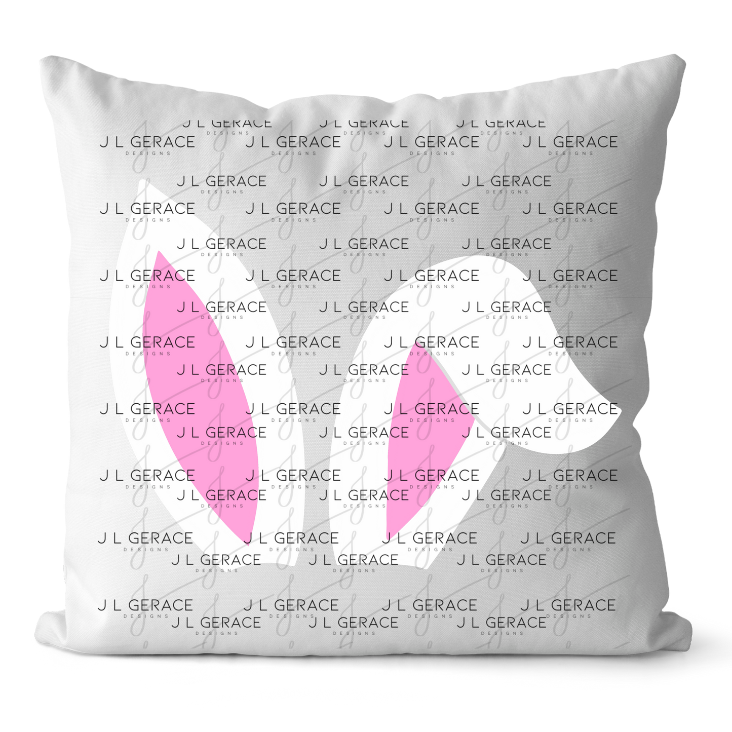 White Easter Bunny Ears PNG