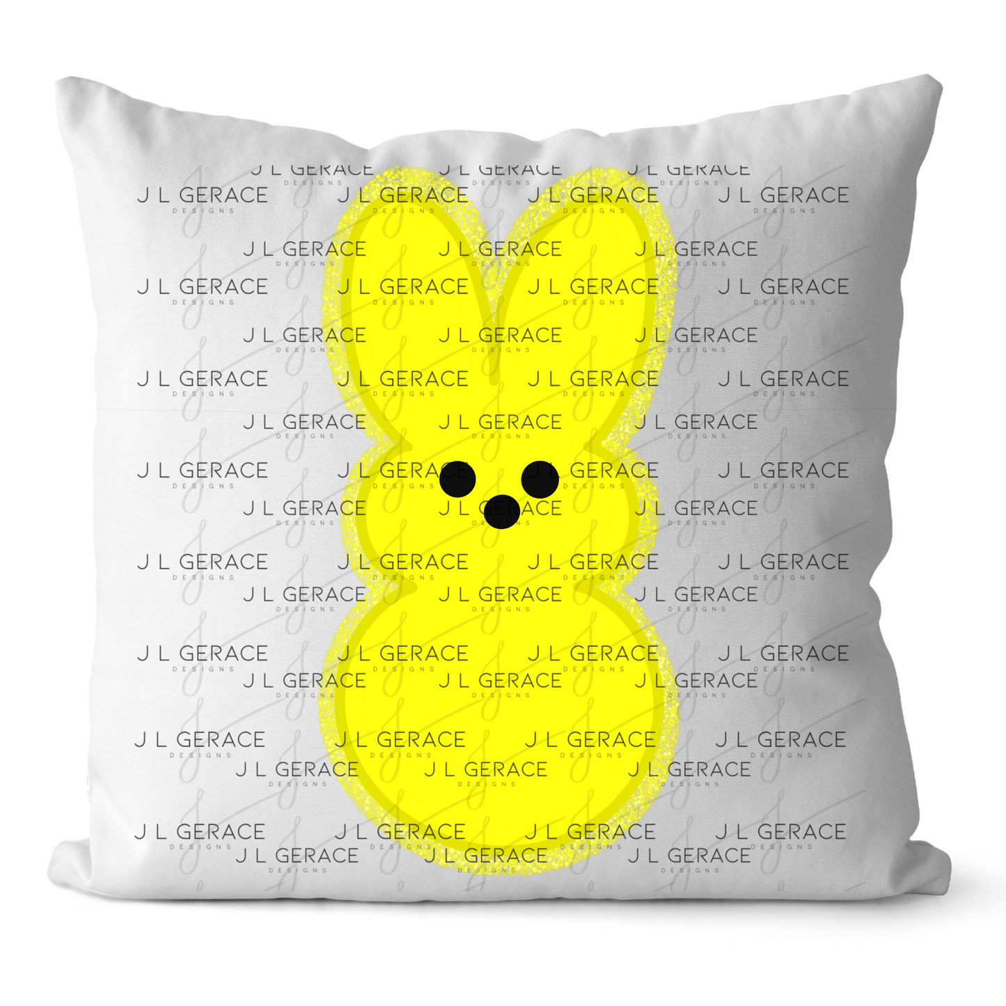 Yellow Bunny Peep Easter Clipart Sublimation PNG