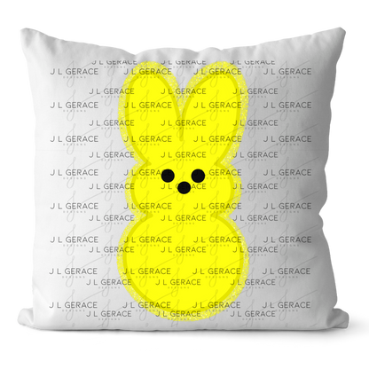 Yellow Bunny Peep Easter Clipart Sublimation PNG