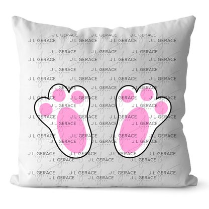 Easter Bunny Feet Black Outline PNG