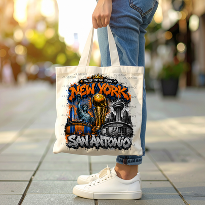 Graffiti New York vs San Antonio Basketball Finals PNG Design