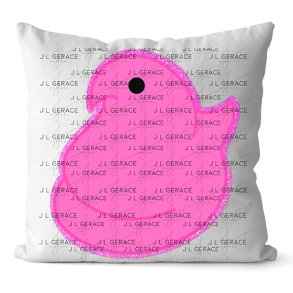 Pink Glitter Easter Peep Chick Clipart Sublimation PNG