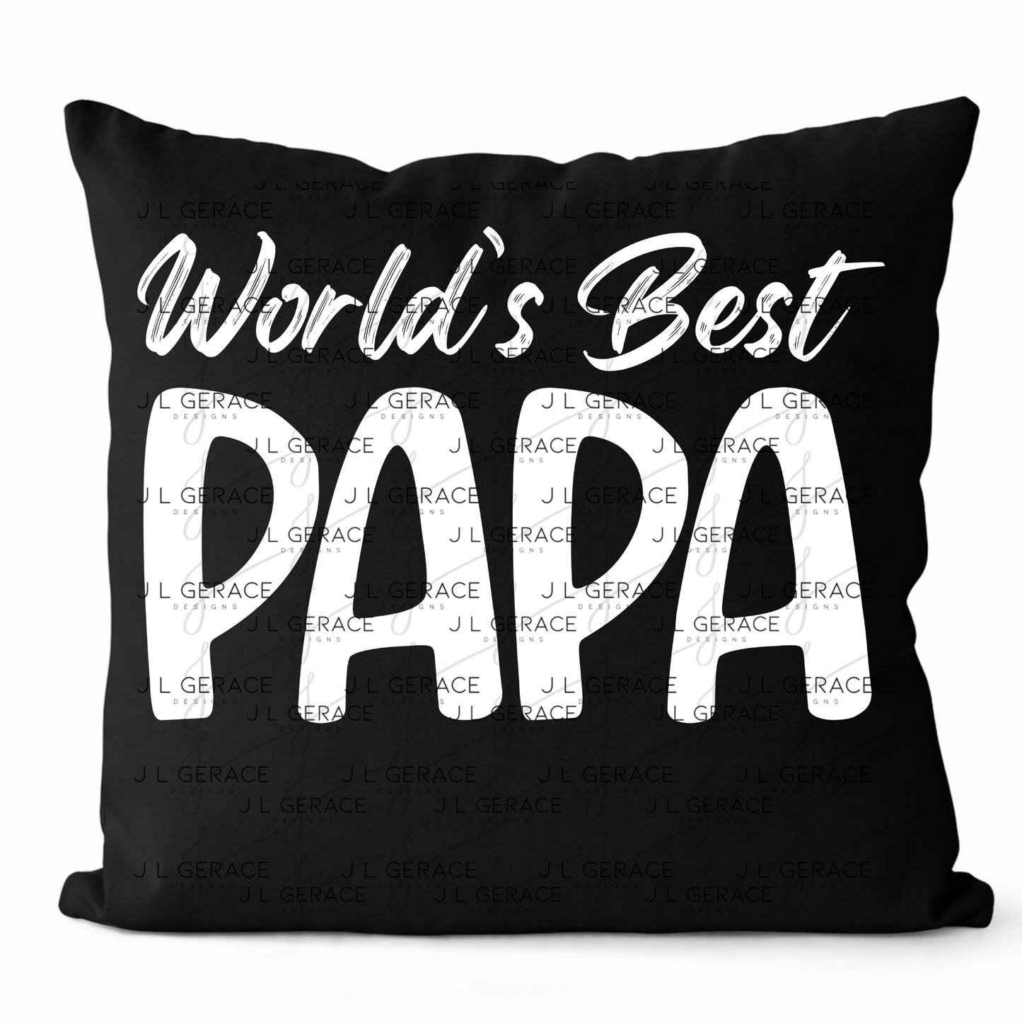World’s Best Papa PNG – Minimalist Typography Quote Design