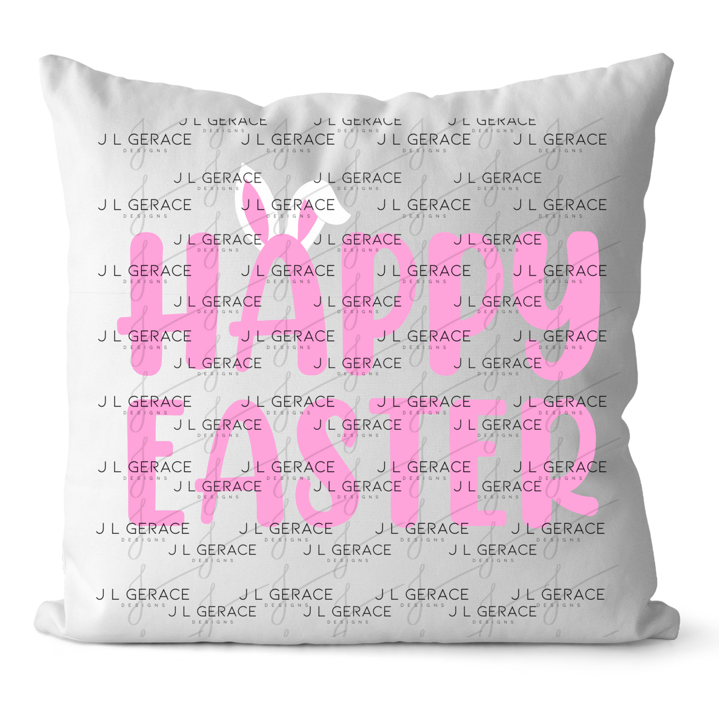 Happy Easter Bunny Ears PNG