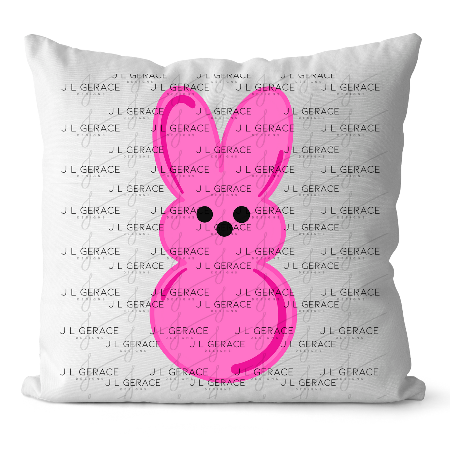 Pink Bunny Peep Easter Candy Clipart Sublimation PNG