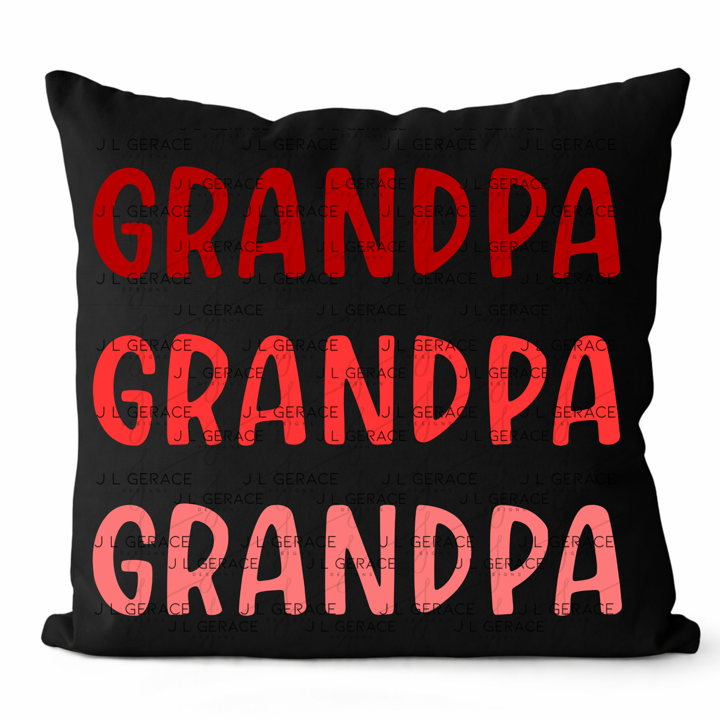 Grandpa PNG – Red Gradient Typography Sublimation Design