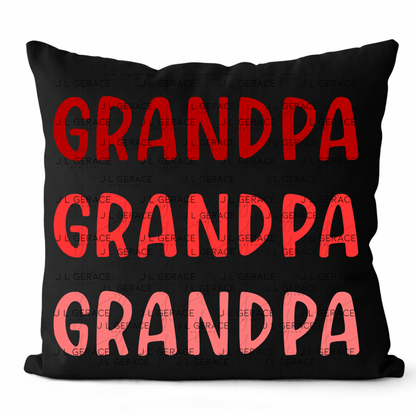 Grandpa PNG – Red Gradient Typography Sublimation Design