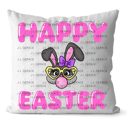 Happy Easter Bunny Glasses Bubblegum Clipart Sublimation PNG