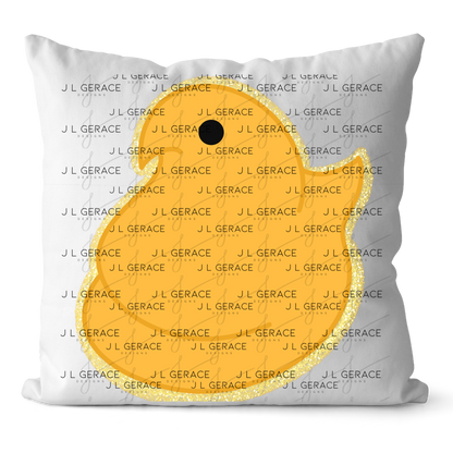 Orange Glitter Easter Peep Chick Clipart Sublimation PNG