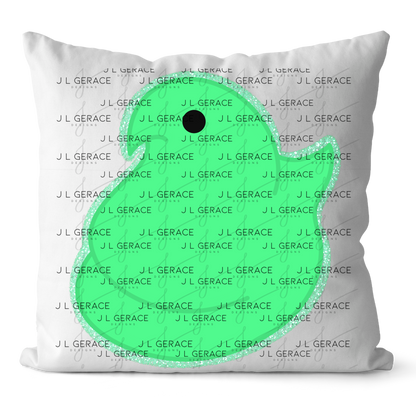 Green Glitter Easter Peep Chick Clipart Sublimation PNG