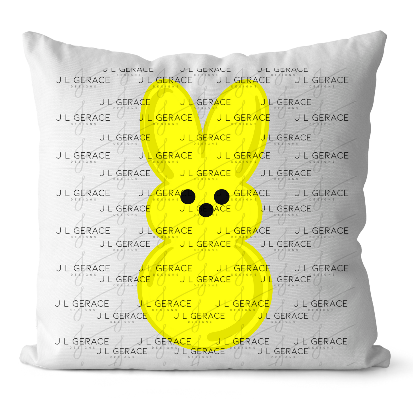Yellow Bunny Peep Easter Clipart Sublimation PNG