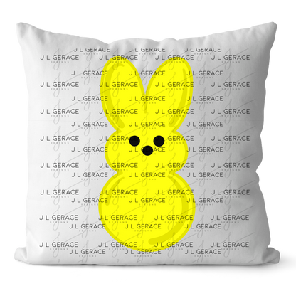 Yellow Bunny Peep Easter Clipart Sublimation PNG