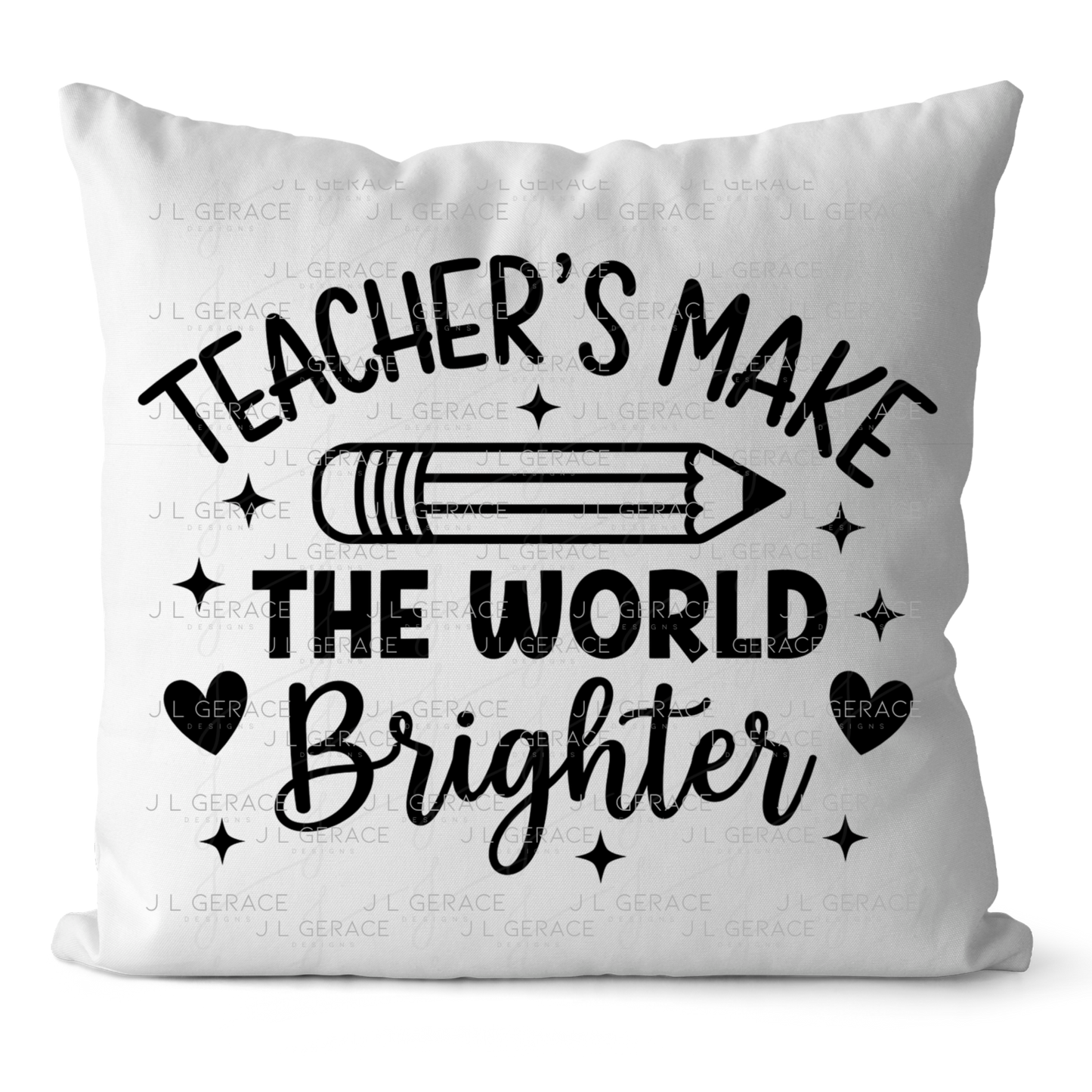 Teacher's Make The World Brighter PNG Digital Download