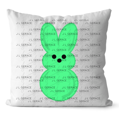 Green Bunny Peep Easter Clipart Sublimation PNG