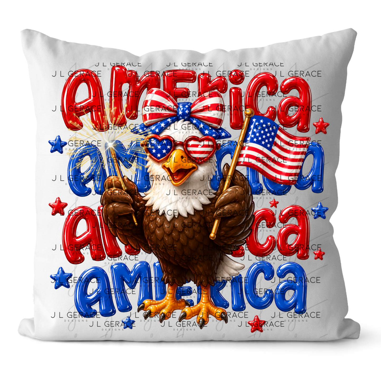 America Eagle Patriotic PNG