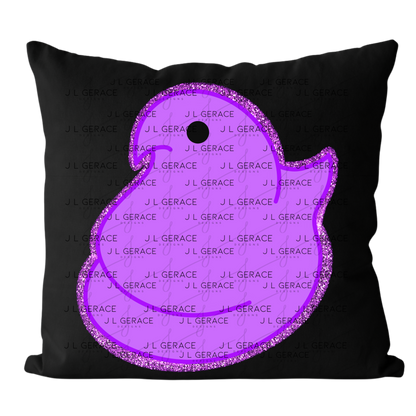 Purple Glitter Easter Peep Chick Clipart Sublimation PNG