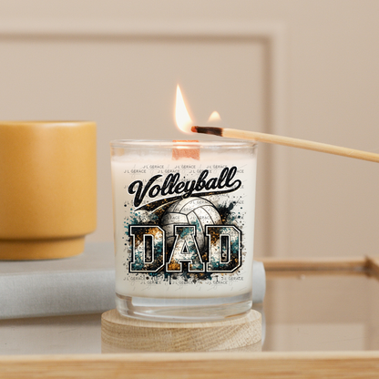 Volleyball Dad PNG – Vintage Paint Splatter Sports Design with Volleyball