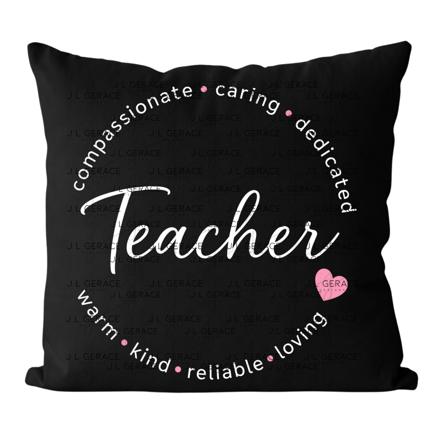 Compassionate Caring Dedicated Teacher PNG Bundle (2 Colors)