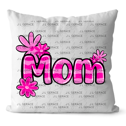 Mom Daisy Floral Pink PNG Design
