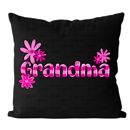 Grandma PNG – Pink Floral Name Sublimation Design