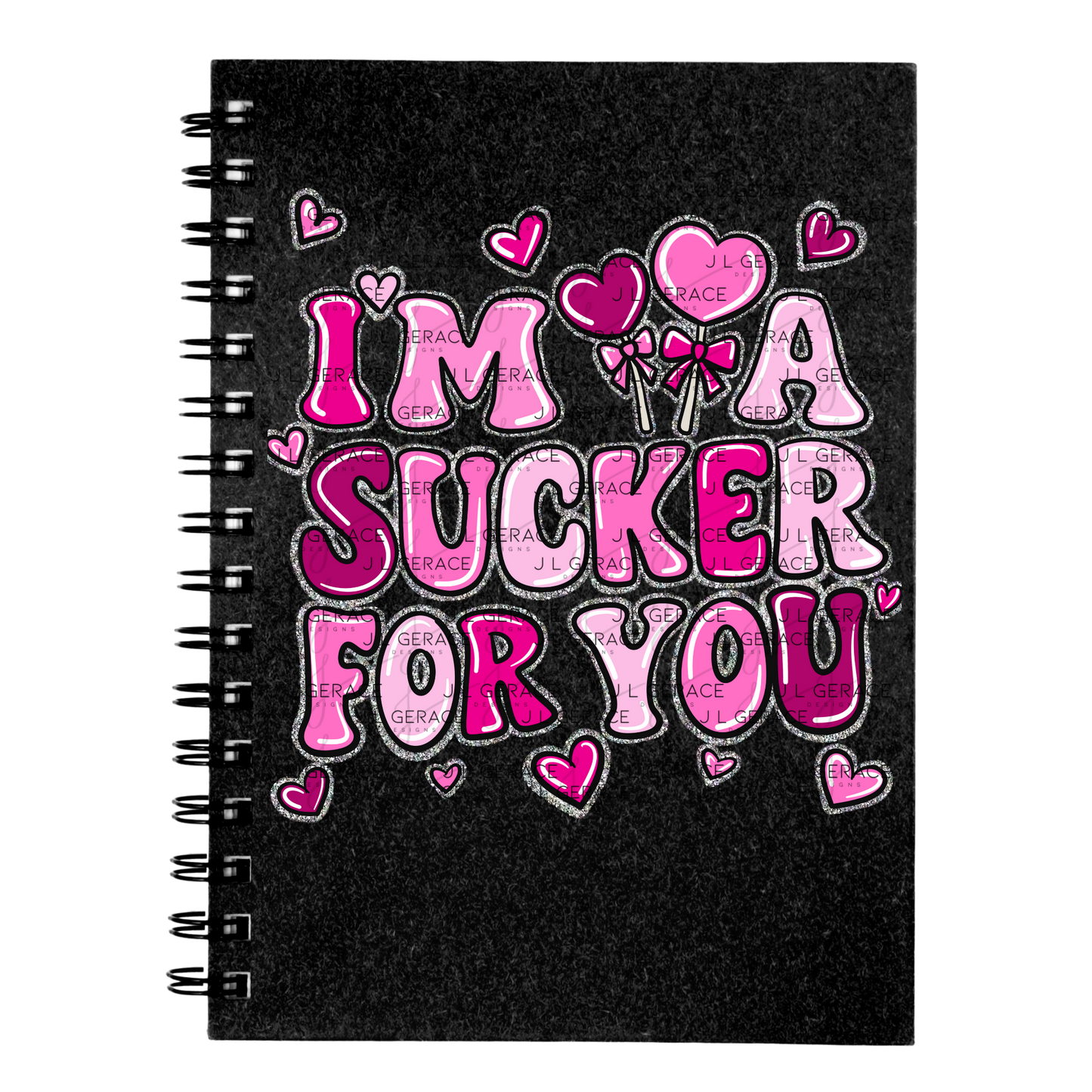 I’m a Sucker for You PNG – String Glitter Outline