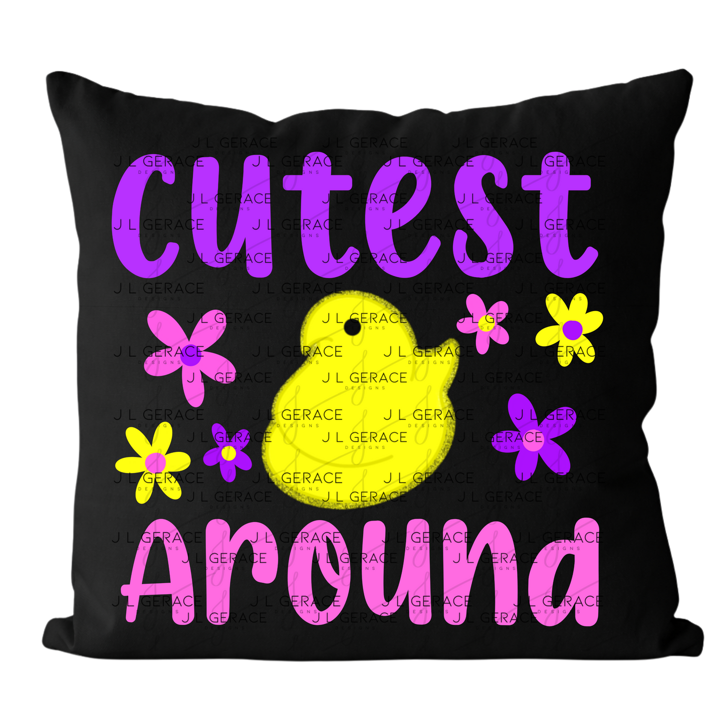 Cutest Chick Around Easter PNG