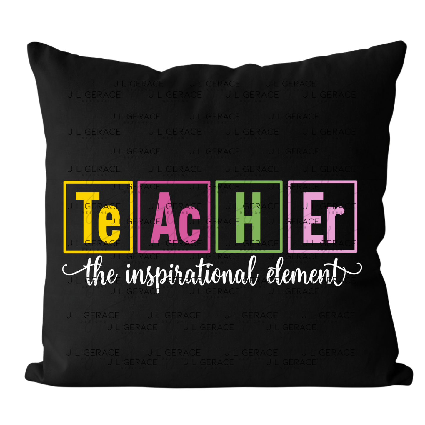 Teacher The Inspirational Element PNG Digital Download (4 Colors)